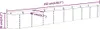 vidaXL Hochbeet Verzinkter Stahl 332x40x36 cm Anthrazit Produktbild-Vorschau 6