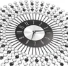 vidaXL Wanduhr Metall 43 cm Schwarz Produktbild-Vorschau 4