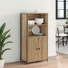 Komoda vidaXL Artisan z drewna dębowego 62 x 36 x 121,5 cm Podgląd zdjęcia produktu 4