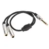cavo stereo splitter a Y da 1/4 di pollice, a doppio canale Anteprima dell’immagine prodotto 2