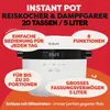 Instant Pot 921265, Weiß, 4,7 l, Edelstahl, Berührung, 860 Produktbild-Vorschau 2