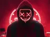 LED maska na Halloween, svietiaca s ovládačom - ružová Náhľad obrázku produktu 10