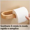 DEKAZIA® porta carta igienica legno bambu Porta carta Anteprima dell’immagine prodotto 3