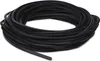 A coiled black rubber profile strip on a white background. Produktbild-Vorschau