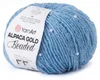 YarnArt Alpaca Gold Beaded 3609 Perlengarn Blau 50g 140m Produktbild-Vorschau 1