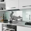 Küchenrückwand Spritzschutz Glas mit Motiv Samurai Produktbild-Vorschau 2
