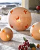Dekokugel "Sterne" aus Terracotta, Ø 17 cm, Produktbild-Vorschau 2
