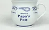 Papa´s Pott mit Seemannsknoten bauchig Kaffeebecher Produktbild-Vorschau 1