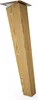 4x sossai Holzfüße eckig - schräge Ausführung 25cm Eiche Produktbild-Vorschau 2