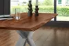 Esstisch Baumkante massiv Akazie nussbaum 180 x 90 Produktbild-Vorschau 4