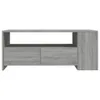 vidaXL Couchtisch Grau Sonoma 102x55x42 cm Holzwerkstoff Produktbild-Vorschau 3