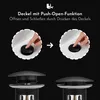 Demonstration of a push-open drain function for a sink. Produktbild-Vorschau