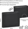 Leder Geldbörse Herren Portemonnaie RFID Querformat Produktbild-Vorschau 3