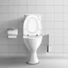 WC Sitz - Toilettensitz - für Cersanit Parva - Weiß - 40 Cm Produktbild-Vorschau 4