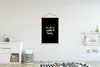 MuchoWow® Textilposter Zitate - Gesund - Gold 120x180 cm Produktbild-Vorschau 2