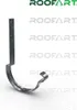 Rinneisen Roofart passend für 125mm Rinne anthrazit RAL Produktbild-Vorschau 1