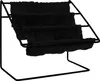 QUVIO Desk Storage Rack - Metall und Stoff - Produktbild-Vorschau 2