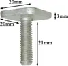 4 matice s T-drážkou M6x21mm Adaptér T-drážky střešního Náhled obrázku produktu 3