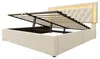 Cama tapizada de 160x200 cm con colchón, cabecero con Vista previa de la imagen del producto 16