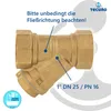 tecuro Schrägsitz-Schmutzfänger G 1 Zoll (DN 25) mit Produktbild-Vorschau 3