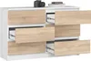 AKORD Furniture Factory OP0LK-1BIASON002, Weiß, Eiche, 6 Produktbild-Vorschau 2