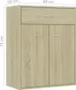 vidaXL Kredens dąb sonoma 60x30x75 cm materiał Podgląd zdjęcia produktu 15