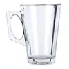 A clear studio shot of a single glass mug on a white background. Voir les images du produit