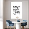 MuchoWow® Poster Weinzitat "Große Geister trinken Wein" mit Produktbild-Vorschau 5