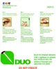 Instructions for applying false eyelashes with DUO adhesive. Náhľad obrázku produktu
