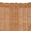 CLORIS 2-Sitzer-Sofa Hellbraun Natur Rattan und Leinen, Produktbild-Vorschau 5