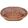 A woven basket on a white background. Voir les images du produit