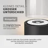 A close-up illustration of a detail on a freestanding ethanol fireplace, highlighting its unique integrated fitting. Produktbild-Vorschau