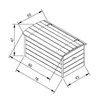 Caisse En Bois Avec Couvercle - Rangement Jardin 80 x 50 x Voir les images du produit 6