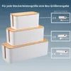 BUDDLEY Kabelbox Bambus (SET), Kabelbox, Produktbild-Vorschau 4