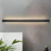 ZMH LED Wandleuchte Wandlampe 100cm Schwarz warmweiß 31W Produktbild-Vorschau 1