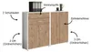 Aktenschrank TABOR 12 in weiß / Gold Harbor Oak, Produktbild-Vorschau 4
