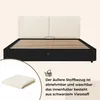 Flieks gestoffeerd bed 180x200 cm met gestoffeerd Productafbeelding-voorbeeld 5