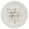 8 Eco Birthday Pappteller 23cm Voir les images du produit 2