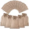 50 x Jutesäckchen Natürliche Jute Beutel für Produktbild-Vorschau 2