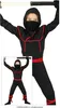 Ninja Held Karnevalskostüm Kinder Maske Gürtel Komplettset, Produktbild-Vorschau 7
