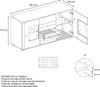 Vladon Sideboard Grömitz V1, Kommode mit 2 großen Türen und Produktbild-Vorschau 6