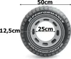 Verk 14435 Nafukovací kolo pneumatika, 50 cm Náhled obrázku produktu 2