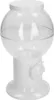 A clear, professional studio shot of a white and clear plastic candy dispenser. Anteprima dell’immagine prodotto