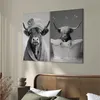 murando - Set Handart Vache au spa Impression artistique 80 Voir les images du produit 4