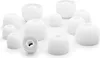 A collection of white silicone earbud tips of various sizes. Voir les images du produit