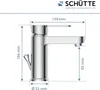 SCHÜTTE umyvadlová baterie ELEPHANT chrom Náhled obrázku produktu 5