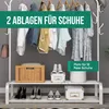 Avalo Industriestil Kleiderständer weiß mit Schuhablage | Produktbild-Vorschau 2