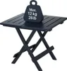 Bambelaa! Campingtisch schwarz Kunststoff Balkon Garten Produktbild-Vorschau 3