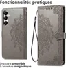 imoshion Mandala knižnica pre Samsung Galaxy A55 - sivá Náhľad obrázku produktu 7