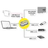 ROLINE USB 3.2 Gen 1 Hub, 3fach, Typ C Anschlusskabel, mit Produktbild-Vorschau 2